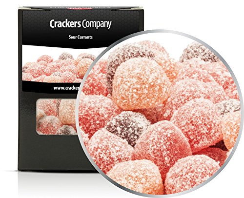 5 x 110g Fruchtgummi saure Fruchtsaft-Johannisbeeren Gummibonbon mit Fruchtsaft von der Roten Johannisbeere aus Fruchtsaftkonzentrat glutenfrei laktosefrei von UOOTPC