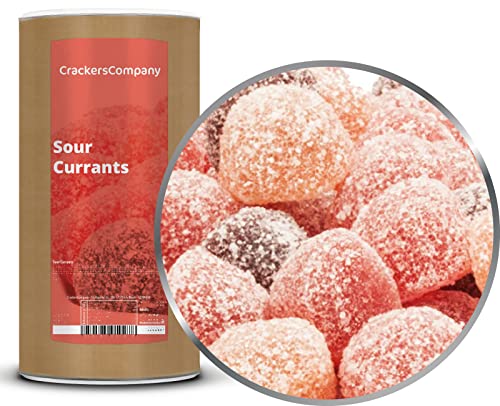 2 x 900g Fruchtgummi saure Fruchtsaft-Johannisbeeren Gummibonbon mit Fruchtsaft von der Roten Johannisbeere aus Fruchtsaftkonzentrat glutenfrei laktosefrei von UOOTPC