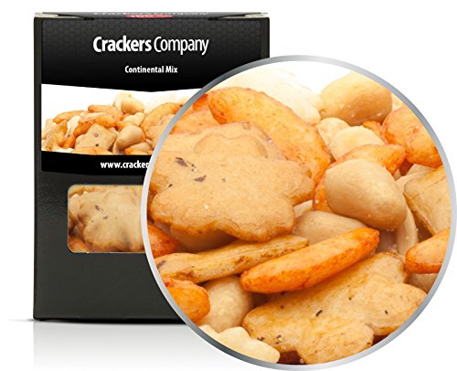 5 x 65g Nusskernmischung vegetarisch viel Protein Genuss Snack Reiscracker Snack Mix von Crackerscompany