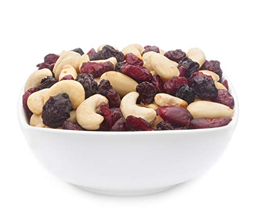 1 x 3kg Studentenfutter Nussmischung mit Cashew Mandel Blaubeere Cranberry leckere Vitaminquelle für Zwischendurch fettarm salzfrei vegetarisch vegan glutenfrei laktosefrei von Crackerscompany