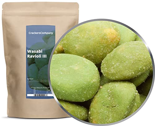 3 x 350g Wasabi Erdnuss Ravioli extra scharf vegetarisch knackig von UOOTPC