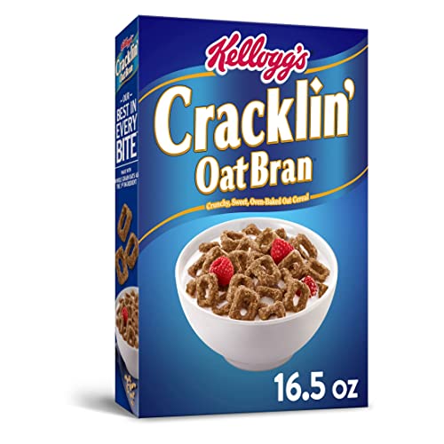 Aduoke Cracklin' Oat Bran Cold Breakfast Cereal, High Fiber Cereal, 8 Vitamins and Minerals, Original, 16.5oz Box (1 Box) von Cracklin' Oat Bran