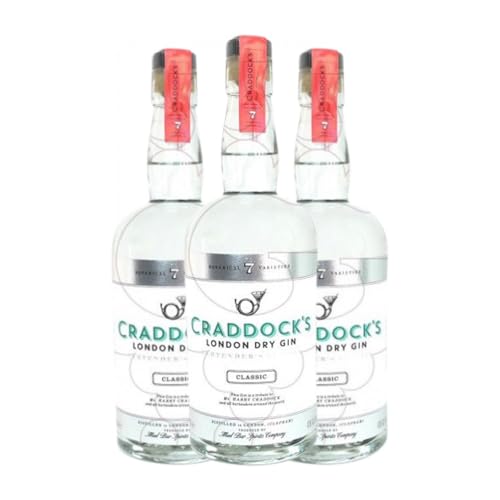 Gin Craddock's 70 cl (Schachtel mit 3 Flaschen von 70 cl)