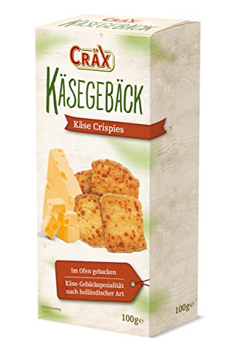 Cräx Käsegebäck Crispies 100 g (1 x 100 g) von Cräx