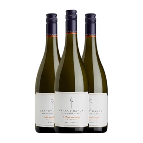 Craggy Range Te Muna Sauvignon Weiß Martinborough 75 cl Weißwein (Karton mit 3 Flaschen von 75 cl) von Craggy Range