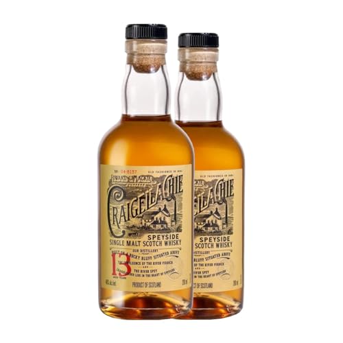 Whiskey Single Malt Craigellachie Malt 13 Jahre Kleine Flasche 20 cl (Karton mit 2 Kleine Flasche von 20 cl) von Craigellachie Malt GLB