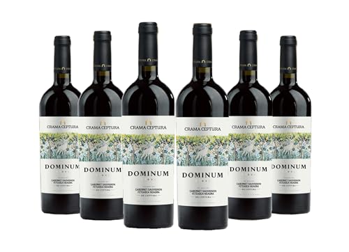 Crama Ceptura | DOMINUM CERVI Cabernet Sauvignon & Feteasca Neagra – Rotwein trocken aus Rumänien | Weinpaket 6 x 0.75 L DOC-CMD von Crama Ceptura