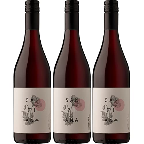 Cramele Recas Sanziana Pinot Noir Rotwein Wein Trocken Rumänien I Visando Paket (3 Flaschen) von Cramele Recas