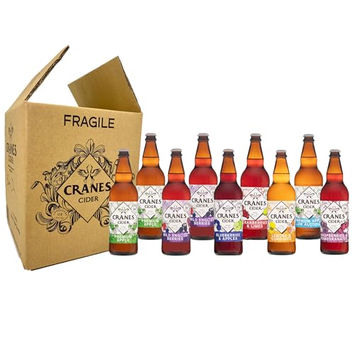 Cranes Cider Bundle, 9X500ml selection of ciders von Cranes