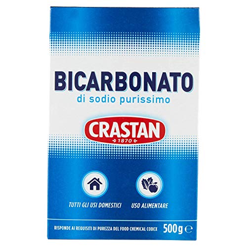 Crastan Bicarbonato di sodio purissimo reines Natriumbicarbonat für den Heimgebrauch und für Lebensmittel 500g von Crastan 1870