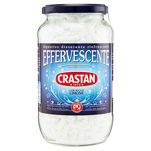 Crastan: Effervescente Effervescent Antacid Granules, with Lemon Juice * 7.8 Ounces (250g) Glass Jar * [ Italian Import ] by Crastan von Crastan