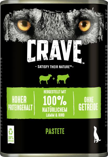 Crave Hund Adult Pastete mit Lamm & Rind von Crave