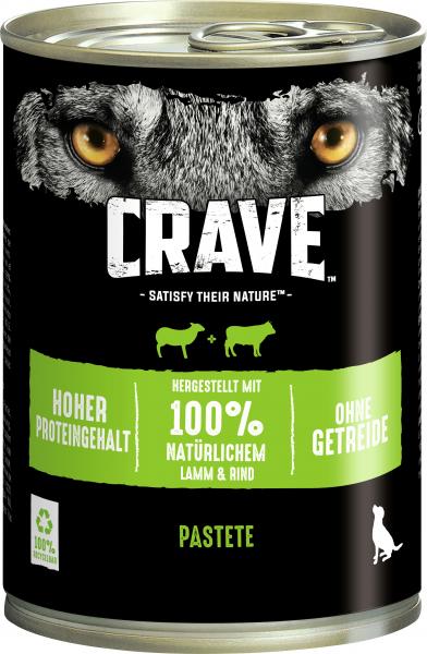 Crave Hund Adult Pastete mit Lamm & Rind von Crave