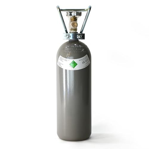 Kohlensäure 2000g CO2 Kohlendioxid in der 2kg Mehrwegflasche, Lebensmittelqualität E290, Reinheit mind. 99,95%, TÜV 2033/10 von Cream Whip