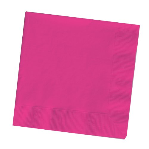 Creative Converting 59177B DINNER NAPKINS 3PLY 1/4FLD Party-Zubehör, Papier, Hot Magenta von Creative Converting