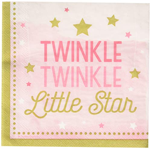 One Little Star Girl - Twinkle Luncheon Napkins von Creative Converting