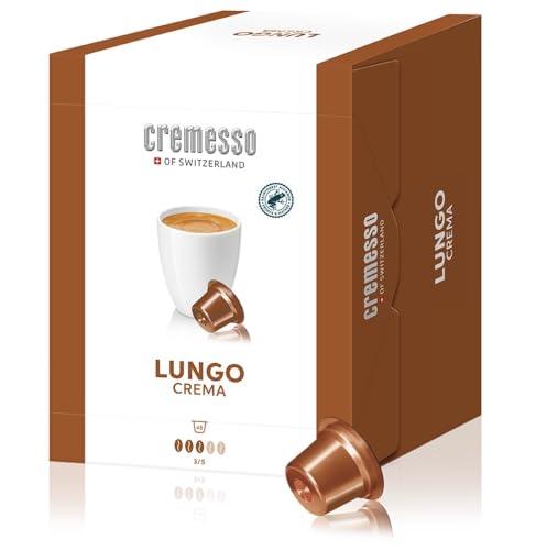 Cremesso Lungo Crema, Kaffeegenuß CREMIG & AROMATISCH, XXL Box (48 Kapseln) von Cremesso