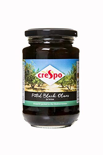 Crespo - Pitted Black Olives In Brine - 354g von Crespo