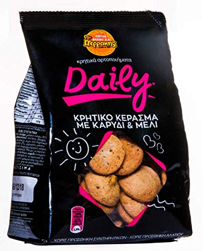 Cretan Bakery S.A. - Daily Walnusskekse mit Honig - 300g von Cretan Bakery S.A.