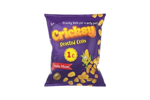 CRICKSY Gerösteter Mais-Snack mit Natürlicher Gewürzmischung, 100g – Perfekter Knabberspaß für Jeden Tag - (15er Pack) von Cricksy