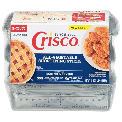 All-Vegetable Shortening Sticks, 20 Ounce, 3 Sticks von Crisco