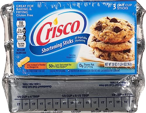 All-Vegetable Shortening Sticks, 20 Ounce, 3 Sticks von Crisco