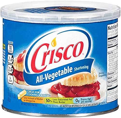 Crisco All Vegetable Shortening, 16 Ounce (Pack of 12) von Crisco