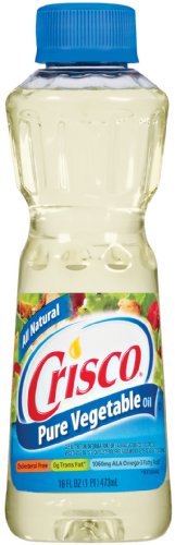 Crisco Reines Pflanzenöl, 473 ml, 6 Stück von Crisco