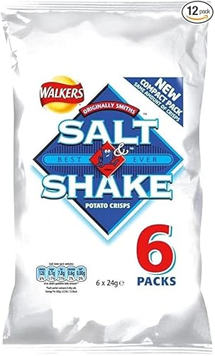 Walkers Salt & Shake 6x6x24g von Crisps