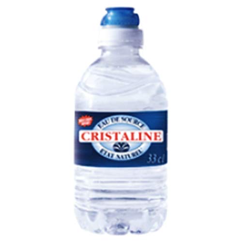 Cristaline 33cl (24er Pack, Geschmacksneutral, Still, Wasserflasche) von Cristaline