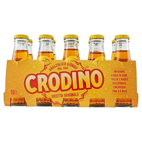 CRODINO Aperitiv ohne Alkohol - 10 x 100 ml von Crodino