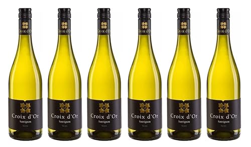 6x 0,75l - 2023er - Croix d'Or - Sauvignon Blanc - Pays d'Oc I.G.P. - Languedoc - Frankreich - Weißwein trocken von Croix d'Or