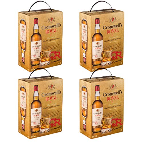 Bag-in-Box - Scotch Whisky - Cromwell's Royal 3 Jahre alt - United Kingdom - Whisky, Box mit:4 Boxen von Cromwell's Royal 3 Jahre alt