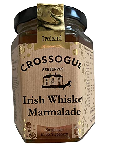 Crossogue Preserves Irish Whiskey Marmalade, Orangenmarmelade mit irischem Whiskey, irische Spezialitäten, Brotaufstrich, Geschenk für Whiskey Liebhaber, Geschenk für Männer, irische Lebensmittel von Crossogue Preserves