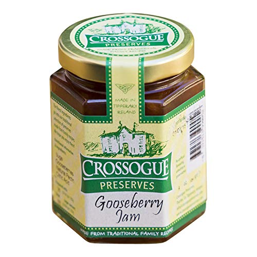 Gooseberry Jam (Stachelbeermarmelade) ohne künstliche Farbstoffe, Aromen oder Konservierungsstoffe, hausgemacht in Irland von Crossogue Preserves