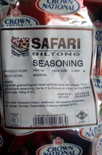 Safari Biltong Seasoning 2kg von FUFSAWS