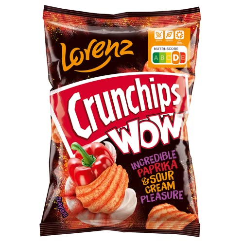 Lorenz Crunchips Wow, Paprika und Sour Cream, 110 g von Crunchips