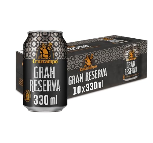 Bier Cruzcampo Gran Reserva 10x33cl (Box 10 Dosen) von Cruzcampo