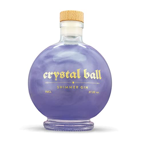 Crystal Ball Shimmer Gin 37,5% Vol. 0,7l in Geschenkbox mit LED Lichtsticker von Firebox