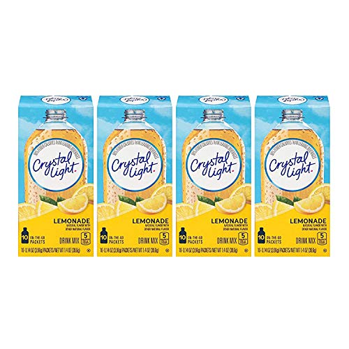 Crystal Light Lemonade, 10 On-the-Go Packets (Pack of 4) von Crystal Light