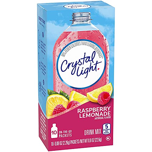 Crystal Light On The Go Raspberry Lemonade, 10-Count Boxes (Pack of 6) von Crystal Light