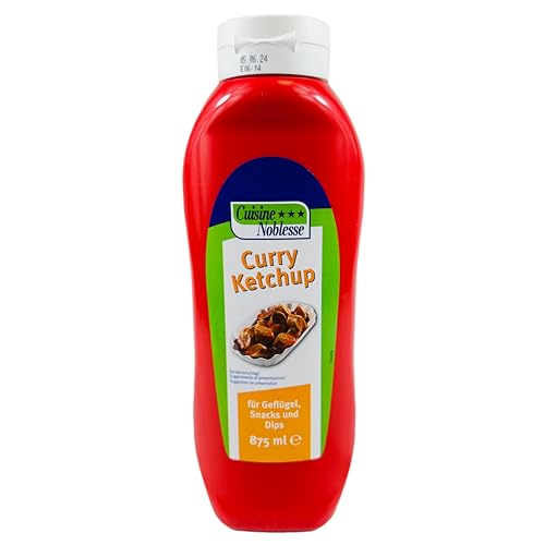 Cuisine Noblesse - Premium Curry Ketchup 875 ml Flasche in Gastro-Qualität - Curryketchup ideal zum Grillen für Geflügel, Fleisch, Snacks und Dips - Fruchtig, würzig und vollaromatisch von Cuisine Noblesse