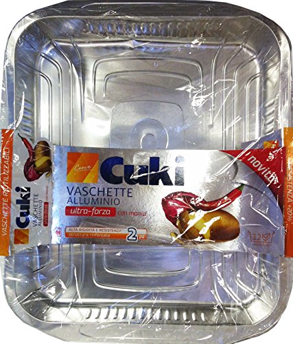 CUKI Set 24 CUKI Behälter aus Aluminium Creme Caramel * 12 Stück von Cuki