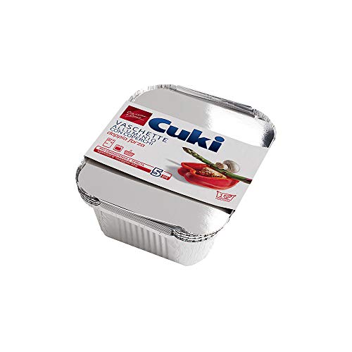 Cuki –, Aluminium Tabletts mit Deckel, 5 Stück von Cuki