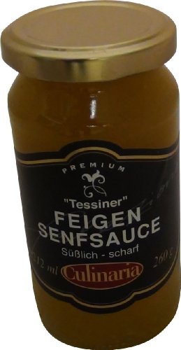 Culinaria Tessiner Feigen Senfsauce Süßlich scharf 260g von Culinaria