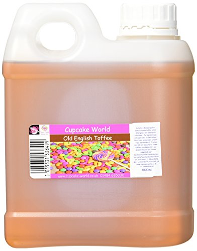 Cupcake World Intensiver Aromen Alt-englisches Toffee, 1er Pack (1 x 1 l) von Cupcake World