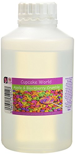 Cupcake World Intensiver Aromen Apfel & Brombeerstreusel, 1er Pack (1 x 500 ml) von Cupcake World