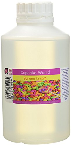 Cupcake World Intensiver Aromen Bananencreme, 1er Pack (1 x 500 ml) von Cupcake World