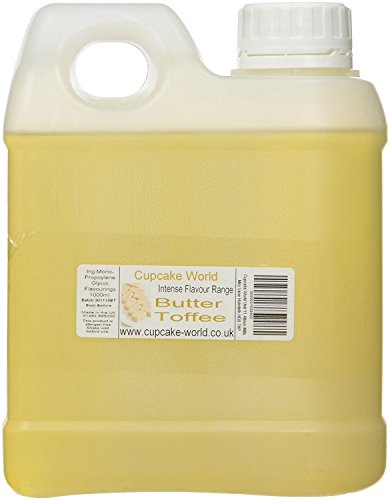 Cupcake World Intensiver Aromen Butter Toffee, 1er Pack (1 x 1 l) von Cupcake World