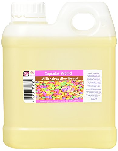 Cupcake World Intensiver Aromen Butterkeks mit Fondant und Schokoladenueberzug, 1er Pack (1 x 1 l) von Cupcake World